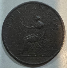 Load image into Gallery viewer, UK 1807 Half Penny George III (Pitted, Fair)

