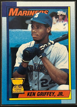 Load image into Gallery viewer, Ken Griffey Jr. #336 [Rookie] 1990 Topps (Hall of Fame, 1st draft pick, 13 x All star &amp; 10 x Golden glove winner)
