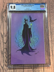 Disney Villains Maleficent #1 1:10 Campbell Virgin Variant CGC Universal 9.8