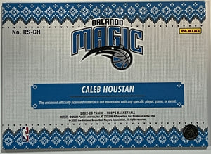 2022-23 Panini Hoops Caleb Houstan Orlando Magic RC Rookie Sweater Patch