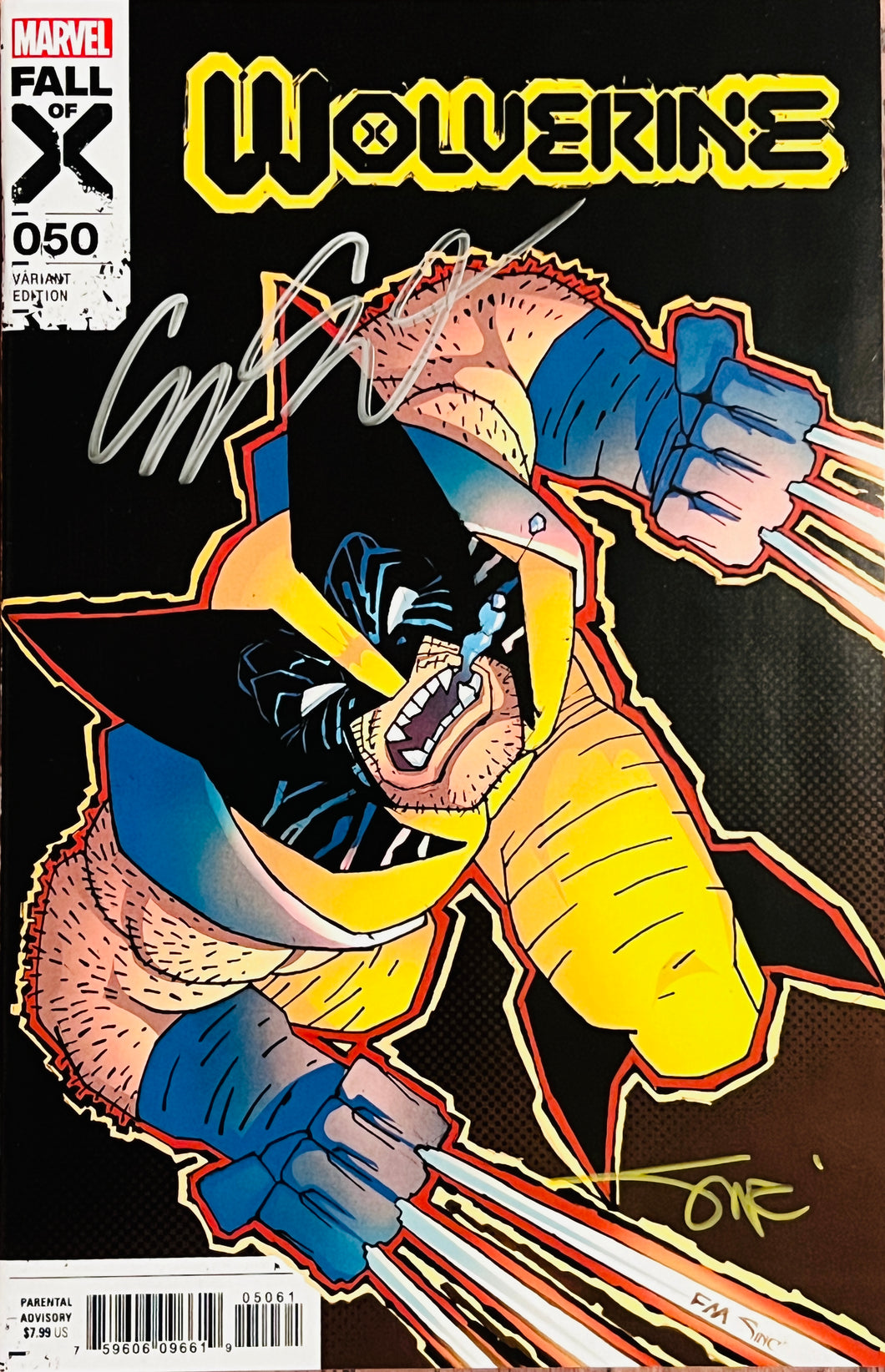 Wolverine #50 (Frank Miller cover) signed by Cory Smith & Alex Sinclair