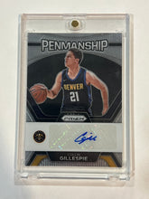 Load image into Gallery viewer, 2023-24 Panini Prizm Collin Gillespie Penmanship Auto #PNM-COL Nuggets
