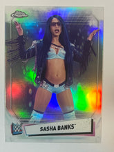 Load image into Gallery viewer, Sasha Banks [Refractor] #66 2021 Topps Chrome WWE
