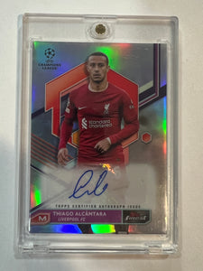 2022-23 Topps Finest UCL Thiago Alcantara Autograph Auto #ATA (B)