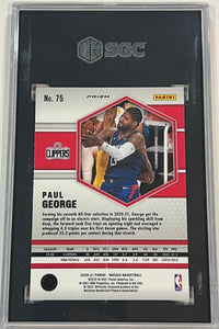 2020-21 Panini Mosaic Silver Prizm #75 Paul George Clippers SGC 8.5 NM-MT+