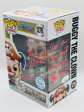 Load image into Gallery viewer, Buggy The Clown 1276 One Piece signed by Live Action Actor Jeff Ward (Red Pen)
