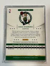 Load image into Gallery viewer, 2012-13 NBA Hoops Greg Stiemsma Rookie Auto Autograph RC #257 Celtics

