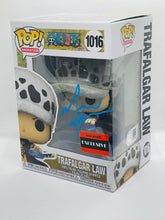 Load image into Gallery viewer, Trafalgar Law 1016 One Piece AAA Exclusive Funko Pop signed by Mathew Mercer
