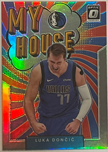 Luka Doncic [Holo] #1 2021 Panini Donruss Optic My House