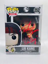 Load image into Gallery viewer, Liu Kang 252 Mortal Kombat funko pop signed by Robin Shou (37)
