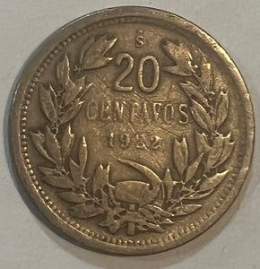 Chile 1922 - 20 Centavos