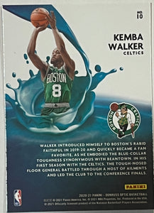 Kemba Walker #10 2020 Panini Donruss Optic Splash