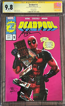 Load image into Gallery viewer, CGC Signature Series 9.8 Deadpool #1 GalaxyCon Columbus 2022 Exclusive Variant Signed by Rafael Albuquerque
