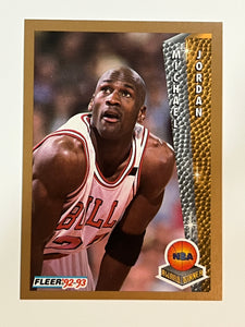 1992-93 Fleer Michael Jordan Award Winner #246 Bulls