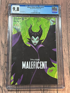 Disney Villains Maleficent #1 1:10 Nakayama Variant CGC Universal 9.8