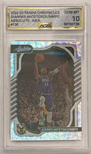 Load image into Gallery viewer, Giannis Antetokounmpo [Asia] #130 2022 Panini Chronicles AGS Graded 10
