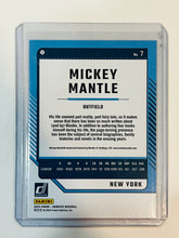 Load image into Gallery viewer, 2024 Panini Donruss Mickey Mantle Optic Holo Prizm #7 Yankees
