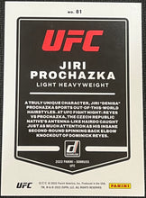 Load image into Gallery viewer, Jiri Prochazka 81 UFC Donruss 2022
