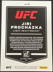 Jiri Prochazka 81 UFC Donruss 2022