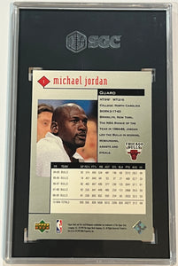 1998-99 UD Black Diamond #1 Michael Jordan Chicago Bulls HOF SGC 7 NM
