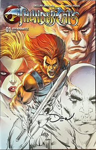 Thundercats #1 Rob Leifeld variant cover signed by Declan Shalvey