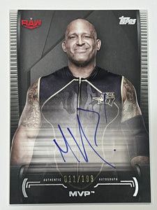 2021 Topps WWE Wrestling Undisputed MVP Superstar Signed AUTO 11/199