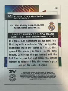 2023-24 Topps Finest UEFA Eduardo Camavinga Ferris Wheel Refractor #131 131/135