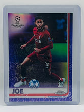 Load image into Gallery viewer, 2018-19 Topps Chrome UCL Joe Gomez Purple Refractor #118/250 Liverpool FC
