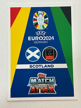 Load image into Gallery viewer, Andy Robertson (Scotland)  Captain #SCO8 Holo Topps Match Attax Euro 2024

