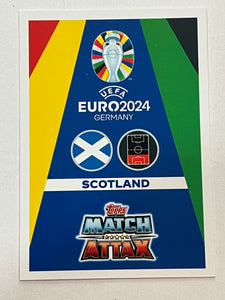 Andy Robertson (Scotland)  Captain #SCO8 Holo Topps Match Attax Euro 2024