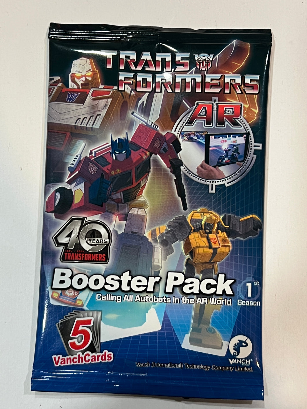 Transformers Vanch Card Booster Pack Season 1