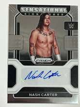 Load image into Gallery viewer, 2022 Panini Prizm WWE Wrestling Sensational Signatures Nash Carter AUTO
