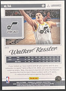 Walker Kessler #144 2022 Panini Chronicles