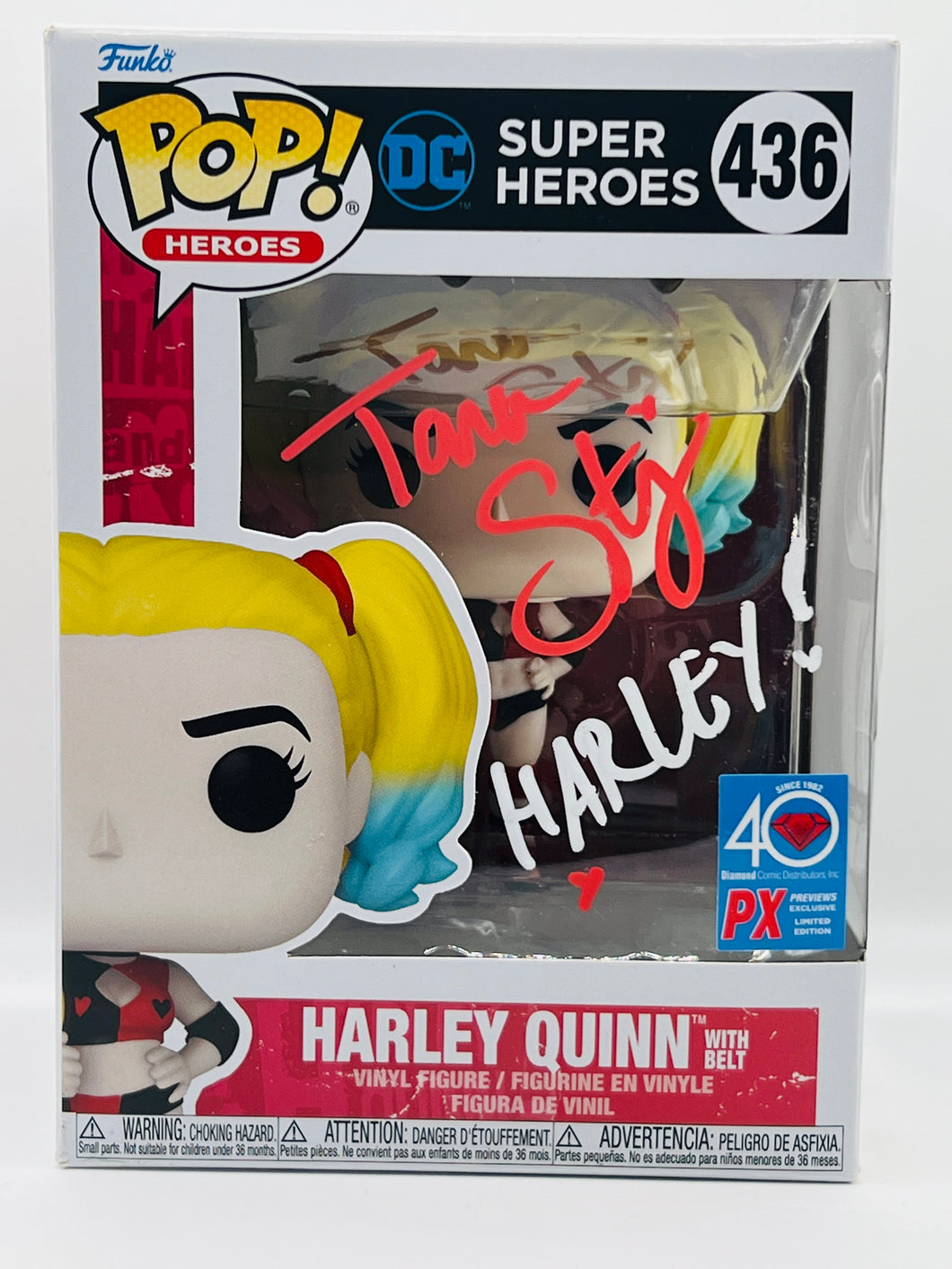 Harley Quinn 436 signed by Tara Strong