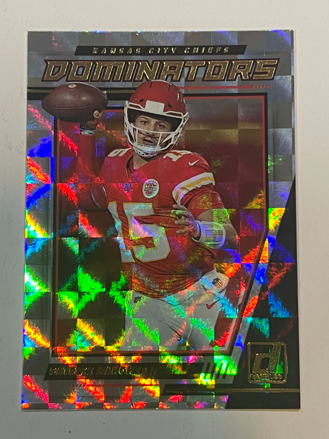 2021 Donruss Patrick Mahomes II Dominators #D20 Chiefs