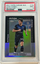 Load image into Gallery viewer, 2021 Topps Chrome MLS Soccer Refractor #194 Cade Cowell RC Rookie PSA 9 MINT
