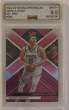 Load image into Gallery viewer, Nikola Jokic [Pink] #298 2022 Panini Chronicles AGS Graded 9.5
