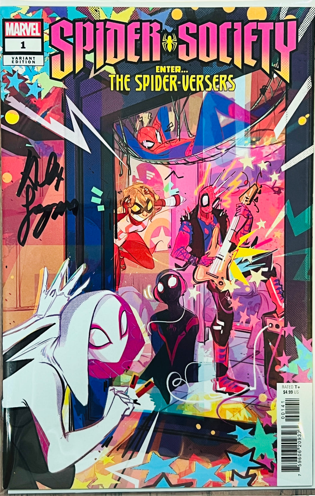 Spider Society #1 (Windowshades variant cover) signed by Alex Segura