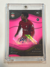 Load image into Gallery viewer, 2022-23 Topps Liverpool FC Fabio Carvalho Pink Rookie Autograph Auto RC #35/80
