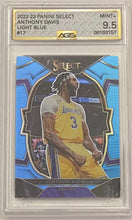 Load image into Gallery viewer, Anthony Davis [Light Blue] #17 2022 Panini Select 160/299 AGS Graded 9.5
