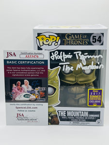 The Mountain 54 Game of Thrones 2017 Summer Convention Exclusive signed by  Hafþór Júlíus Björnsson