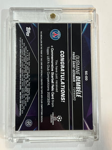 Ousmane Dembele #SC-OD 2023 Topps UEFA Club Starball Commemorative Relic