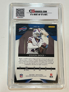 2020 Panini Limited #13 Stefon Diggs Buffalo Bills 31/49 CG 9.5