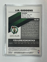 Load image into Gallery viewer, 2008-09 Topps Signature JR Giddens Rookie Auto Autograph #5/625 Celtics
