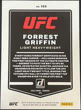 Load image into Gallery viewer, Forrest Griffin 180 UFC Donruss 2022
