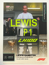 Load image into Gallery viewer, Lewis Hamilton Mercedes 2021 Topps Now Formula 1 F1 Card #55 Record 100 Wins
