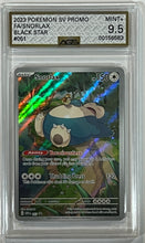 Load image into Gallery viewer, Snorlax POKEMON CENTER 2022 Pokemon Scarlet and Violet Promos 051 AFS 9.5 Mint +
