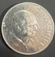 Load image into Gallery viewer, 1965 UK CROWN - Winston Churchill Crown Coin - Queen Elizabeth II
