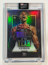 Load image into Gallery viewer, Victor Wembanyama 2023-24 Topps Now NBA Rookie of the Year Basketball Card VW-6
