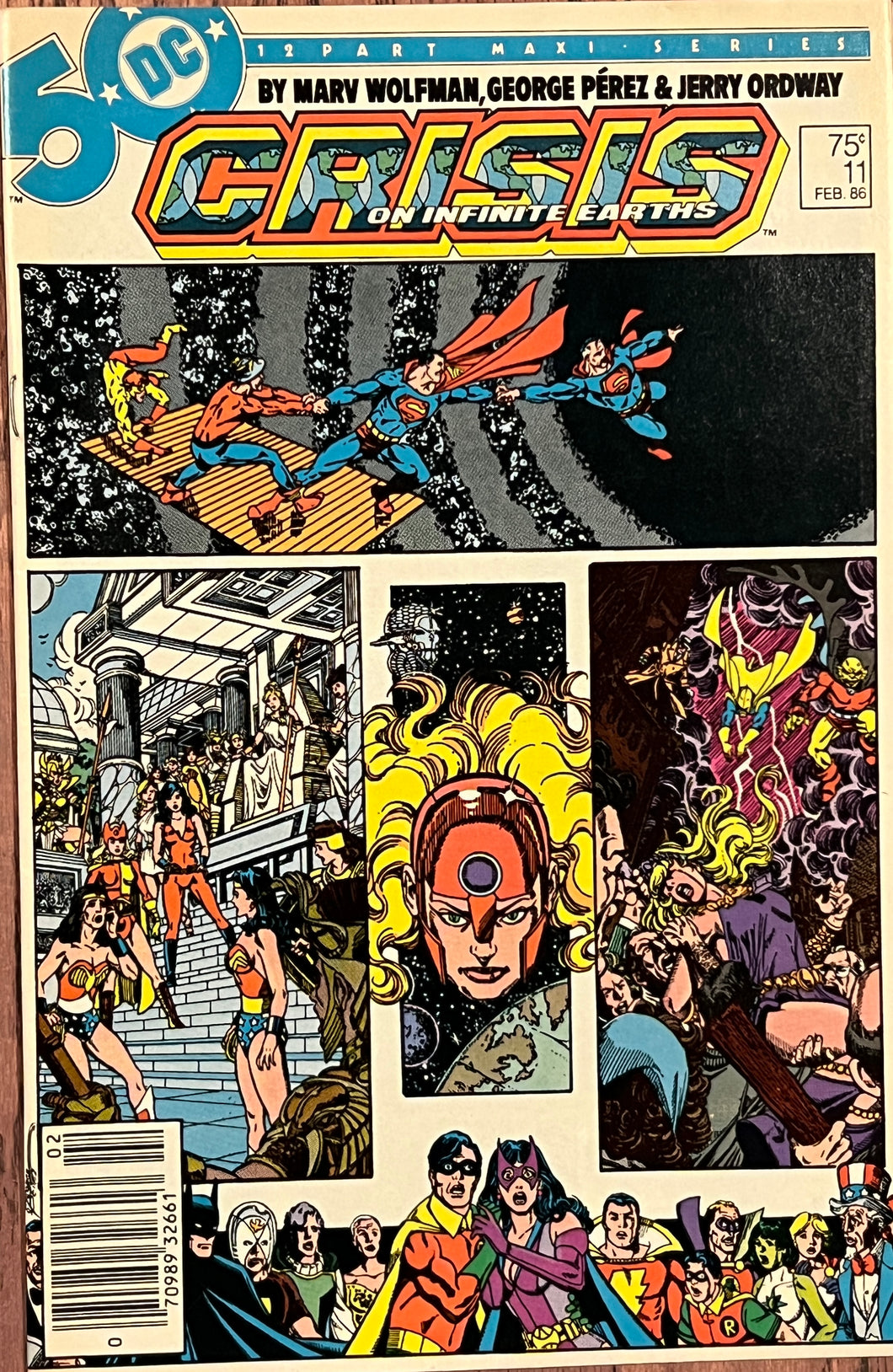 Crisis on Infinite Earths #11 (1986) newsstand